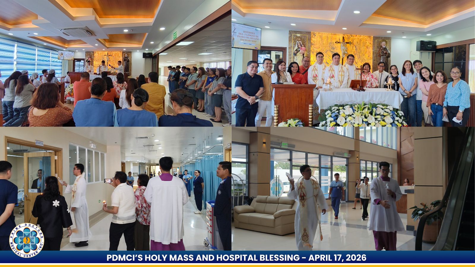 PDMC Holds Holy Mass and Hospital Blessing Ahead of Official Opening